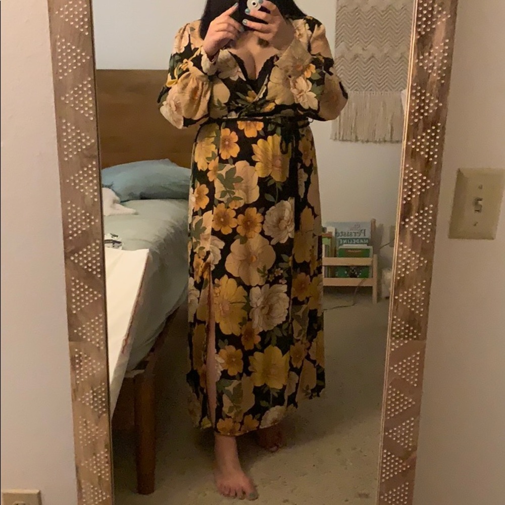Long floral dress
